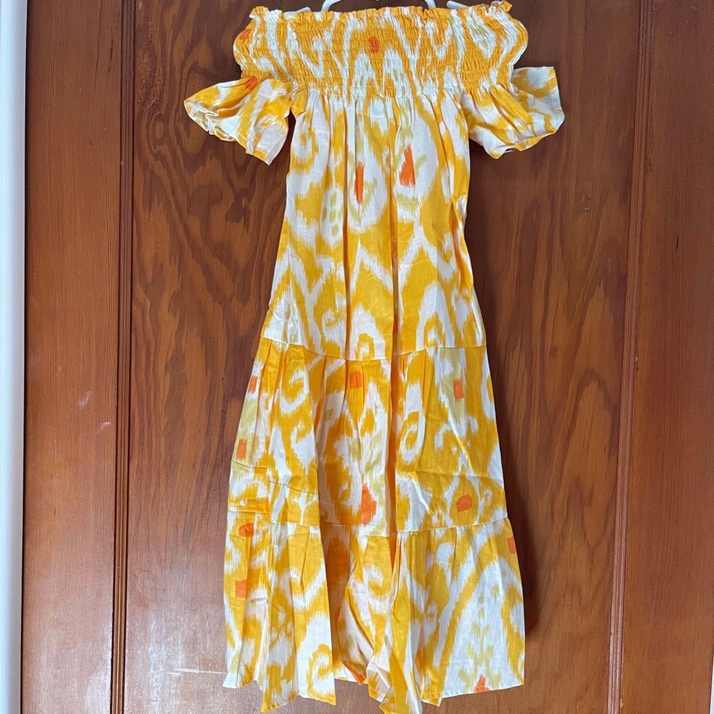 NEW Girl’s Genevieve Off-The-Shoulder Maxi Dress